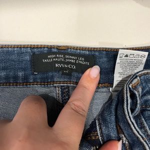 High Rise Skinny Leg Jeans